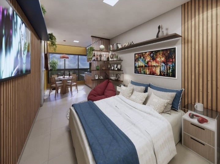 Apartamento à venda com 1 quarto, 1 banheiro, 1 vaga e 23m² no Bairro Novo, Olinda (PE) — foto 8 de 12