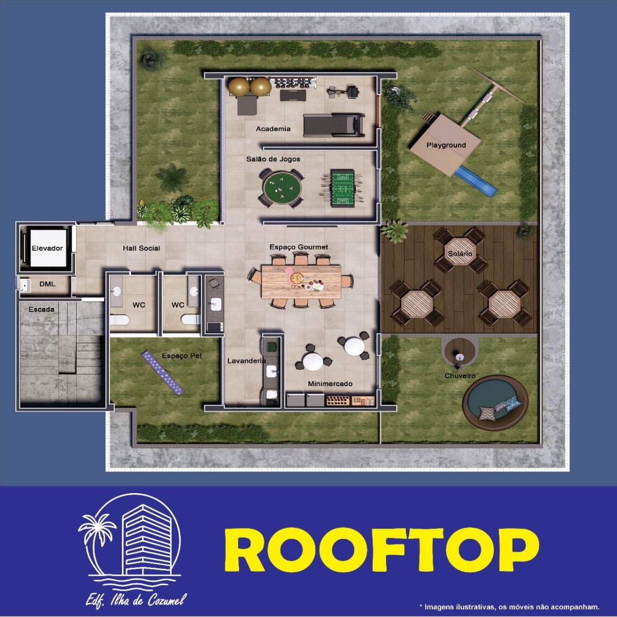 Apartamento à venda com 2 quartos, 1 banheiro, 1 vaga e 44m² no Bairro Novo, Olinda (PE) — foto 3 de 11